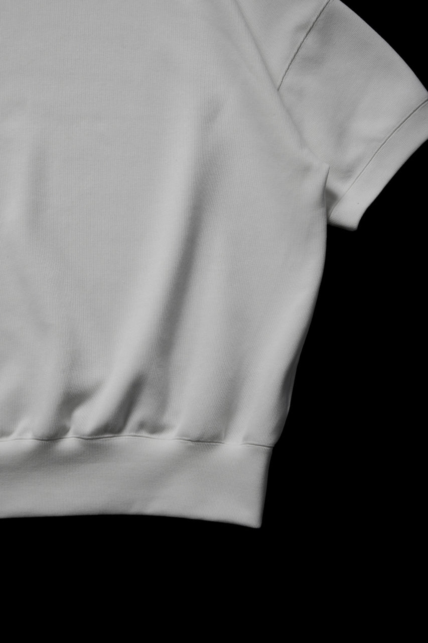 画像をギャラリービューアに読み込む, N/07 BASIC TOP / RIBBED CARDBOARD KNIT JERSEY (WHITE)