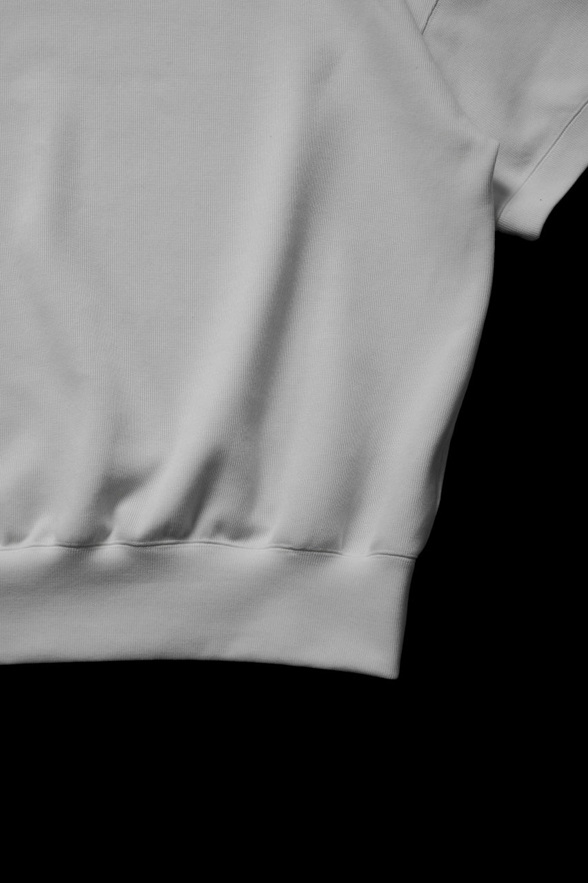 画像をギャラリービューアに読み込む, N/07 BASIC TOP / RIBBED CARDBOARD KNIT JERSEY (WHITE)