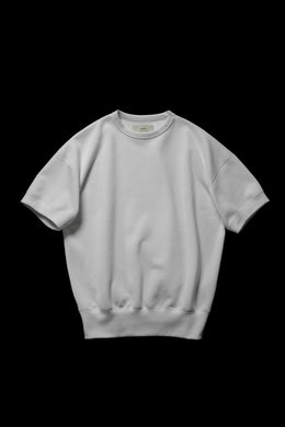 N/07 BASIC TOP / RIBBED CARDBOARD KNIT JERSEY (WHITE)