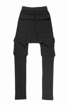 画像をギャラリービューアに読み込む, A.F ARTEFACT FLAP ZIP SARROUEL SKINNY SWEAT PANTS (BLACK)