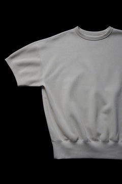 画像をギャラリービューアに読み込む, N/07 BASIC TOP / RIBBED CARDBOARD KNIT JERSEY (LIGHT BEIGE)