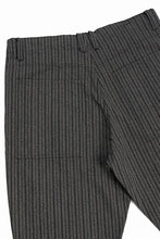 Load image into Gallery viewer, 【SAMPLE SALE】vital drawst tapered trousers / sean hell twisted heather (GREY STRIPE)