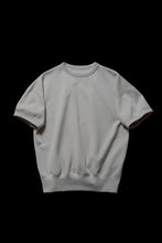 画像をギャラリービューアに読み込む, N/07 BASIC TOP / RIBBED CARDBOARD KNIT JERSEY (LIGHT BEIGE)