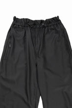 画像をギャラリービューアに読み込む, F/CE. TWIST WOOL WIDE TROUSERS (BLACK)