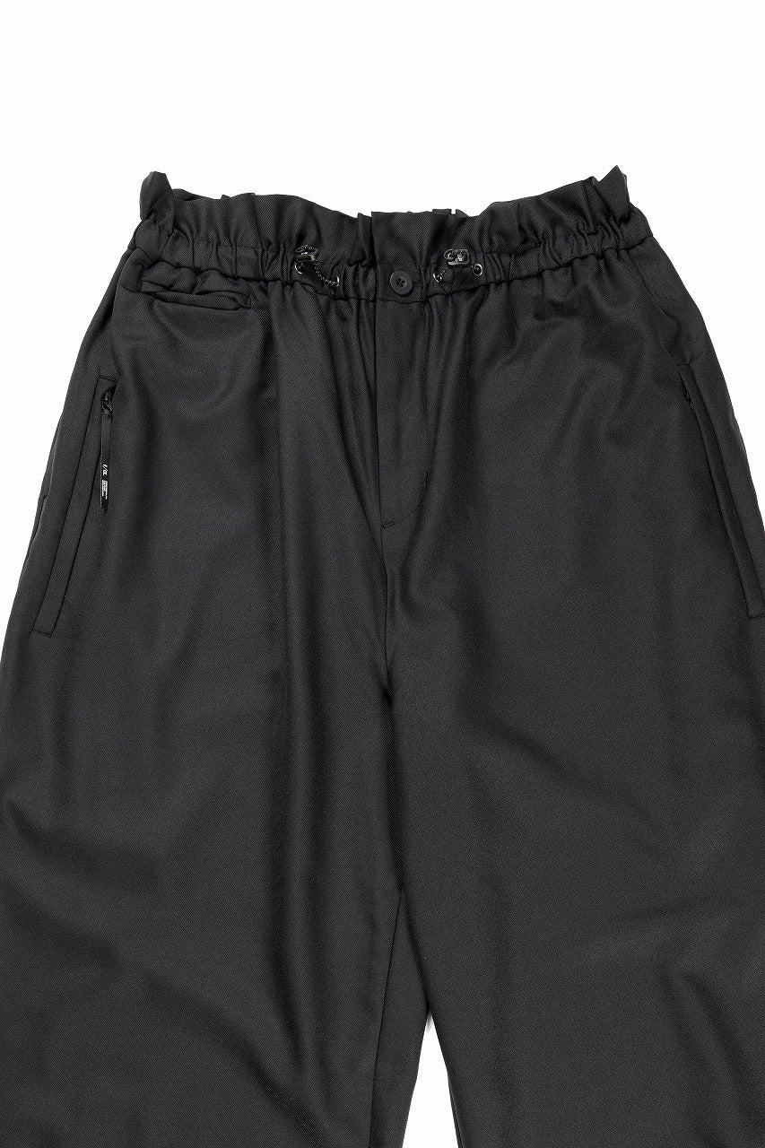 F/CE. TWIST WOOL WIDE TROUSERS (BLACK)