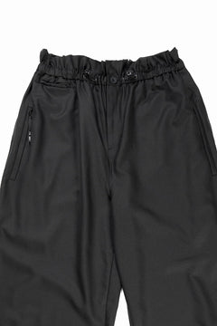 画像をギャラリービューアに読み込む, F/CE. TWIST WOOL WIDE TROUSERS (BLACK)