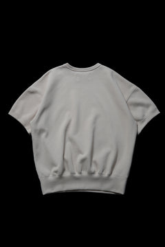 画像をギャラリービューアに読み込む, N/07 BASIC TOP / RIBBED CARDBOARD KNIT JERSEY (LIGHT BEIGE)