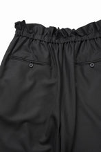 画像をギャラリービューアに読み込む, F/CE. TWIST WOOL WIDE TROUSERS (BLACK)