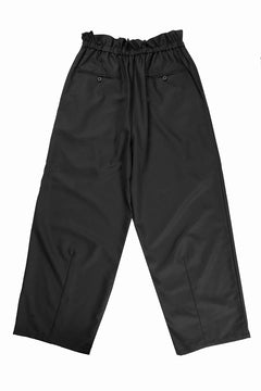 画像をギャラリービューアに読み込む, F/CE. TWIST WOOL WIDE TROUSERS (BLACK)