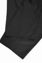 画像をギャラリービューアに読み込む, F/CE. TWIST WOOL WIDE TROUSERS (BLACK)