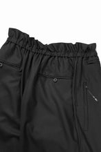 画像をギャラリービューアに読み込む, F/CE. TWIST WOOL WIDE TROUSERS (BLACK)