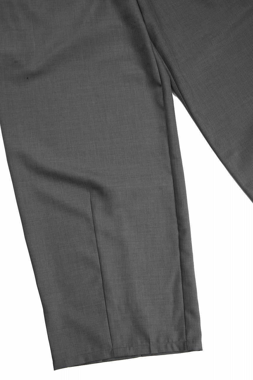 画像をギャラリービューアに読み込む, F/CE. TWIST WOOL WIDE TROUSERS (GRAY)