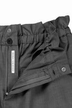 画像をギャラリービューアに読み込む, F/CE. TWIST WOOL WIDE TROUSERS (GRAY)