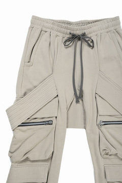 画像をギャラリービューアに読み込む, 【SAMPLE SALE】A.F ARTEFACT BELTED CARGO SARROUEL EASY PANTS (BEIGE)