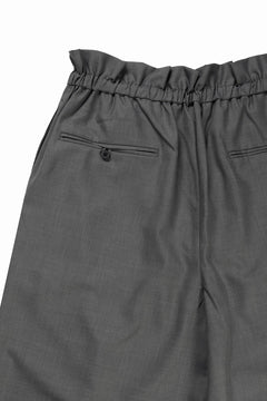 画像をギャラリービューアに読み込む, F/CE. TWIST WOOL WIDE TROUSERS (GRAY)