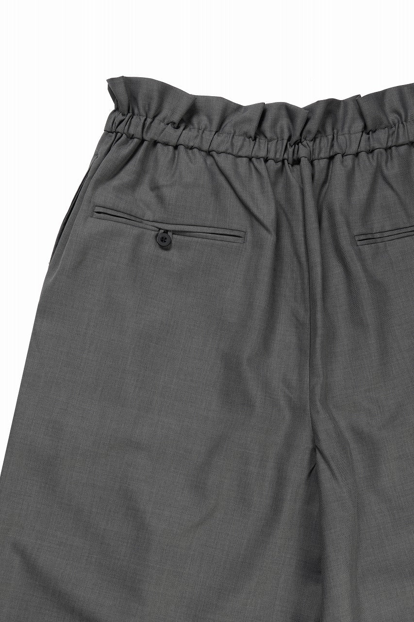 画像をギャラリービューアに読み込む, F/CE. TWIST WOOL WIDE TROUSERS (GRAY)