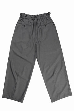 画像をギャラリービューアに読み込む, F/CE. TWIST WOOL WIDE TROUSERS (GRAY)