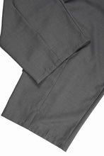 画像をギャラリービューアに読み込む, F/CE. TWIST WOOL WIDE TROUSERS (GRAY)