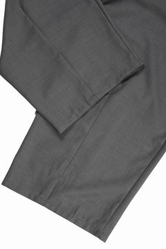 画像をギャラリービューアに読み込む, F/CE. TWIST WOOL WIDE TROUSERS (GRAY)