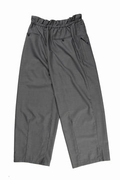 画像をギャラリービューアに読み込む, F/CE. TWIST WOOL WIDE TROUSERS (GRAY)