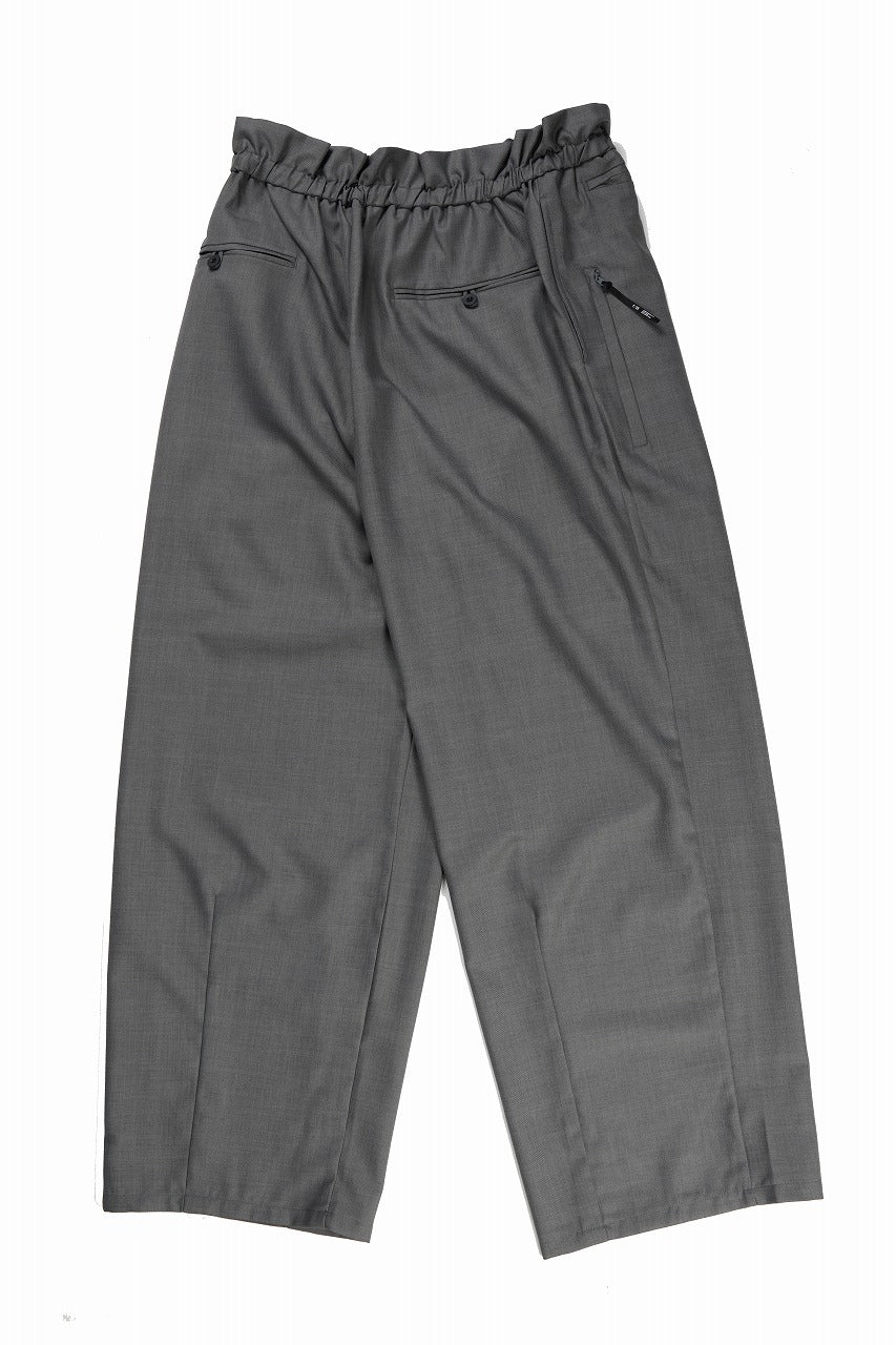 画像をギャラリービューアに読み込む, F/CE. TWIST WOOL WIDE TROUSERS (GRAY)