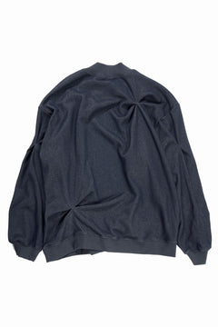 Load image into Gallery viewer, 【SAMPLE SALE】A.F ARTEFACT BOMBER HEAT® TUCK CREW TOPS (INDIGO)