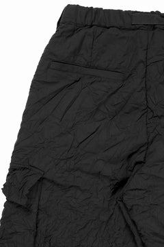 画像をギャラリービューアに読み込む, F/CE. INFINITY CREASE PRIMALOFT CARGO TROUSERS (BLACK)