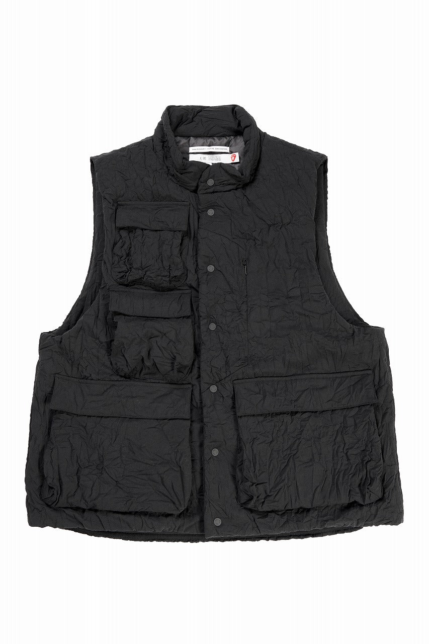 画像をギャラリービューアに読み込む, F/CE. INFINITY CREASE PRIMALOFT VEST (BLACK)