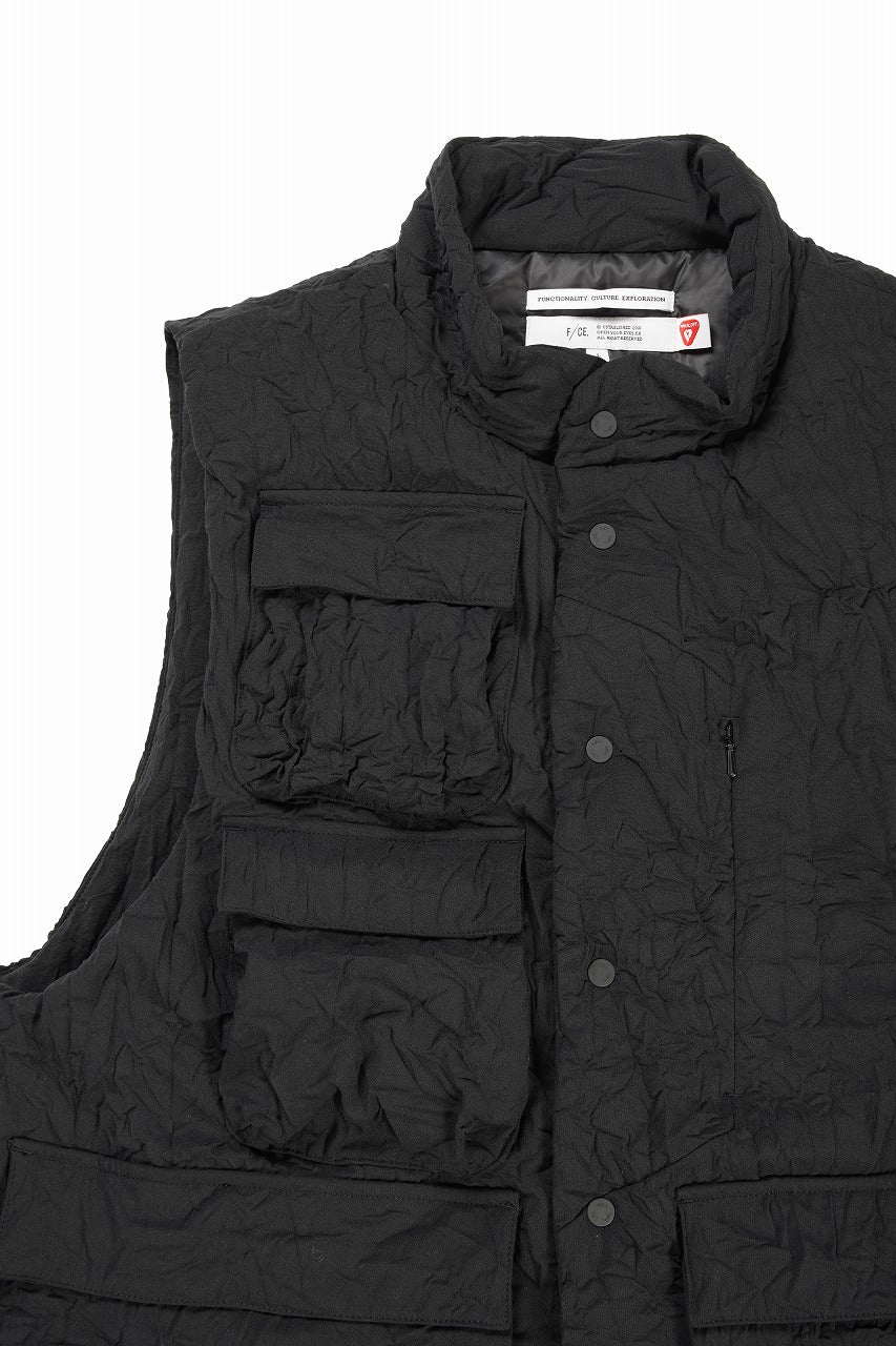 F/CE. INFINITY CREASE PRIMALOFT VEST (BLACK)