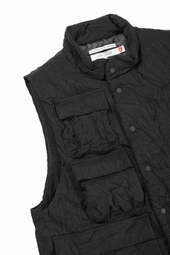 画像をギャラリービューアに読み込む, F/CE. INFINITY CREASE PRIMALOFT VEST (BLACK)
