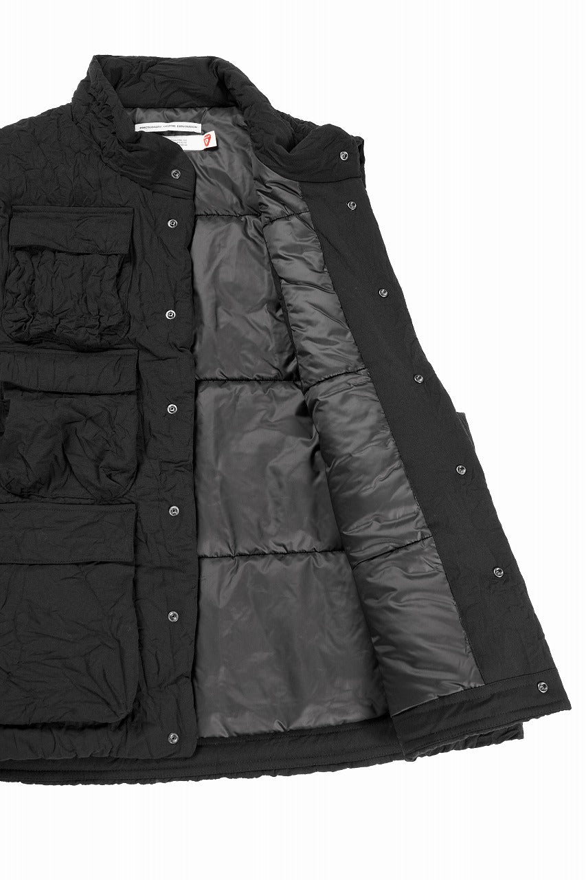 画像をギャラリービューアに読み込む, F/CE. INFINITY CREASE PRIMALOFT VEST (BLACK)