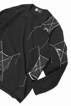 画像をギャラリービューアに読み込む, OBLADI DENIM RECTANGLE PATCHWORK LONG SLEEVES T-SHIRT (BLACK)