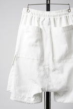 画像をギャラリービューアに読み込む, A.F ARTEFACT CARGO SHORTS / TWILL - COTTON &amp; HEMP (WHITE)