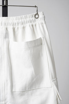 画像をギャラリービューアに読み込む, A.F ARTEFACT CARGO SHORTS / TWILL - COTTON &amp; HEMP (WHITE)