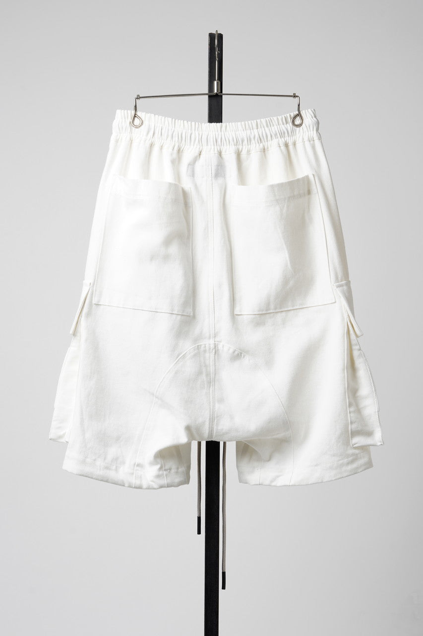 画像をギャラリービューアに読み込む, A.F ARTEFACT CARGO SHORTS / TWILL - COTTON &amp; HEMP (WHITE)
