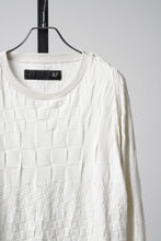 画像をギャラリービューアに読み込む, A.F ARTEFACT GRADIENT PLAID PATTERN SHIVA LONG SLEEVE TOPS (CREAM)
