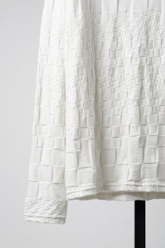 画像をギャラリービューアに読み込む, A.F ARTEFACT GRADIENT PLAID PATTERN SHIVA LONG SLEEVE TOPS (CREAM)