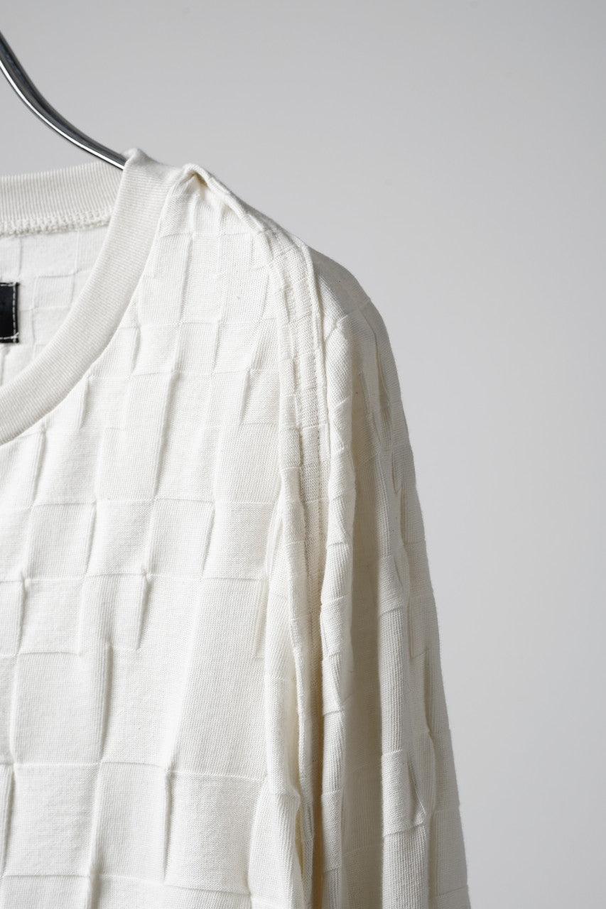 画像をギャラリービューアに読み込む, A.F ARTEFACT GRADIENT PLAID PATTERN SHIVA LONG SLEEVE TOPS (CREAM)