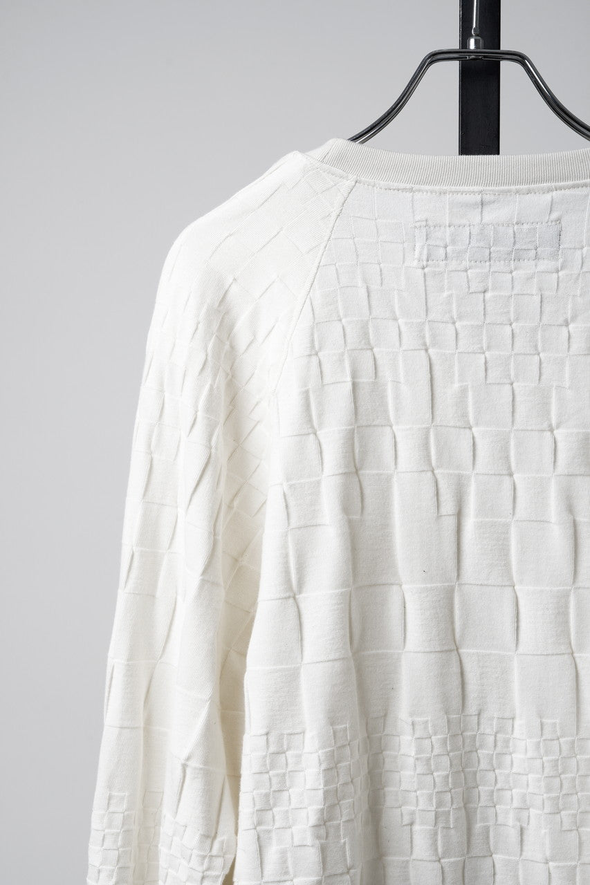 画像をギャラリービューアに読み込む, A.F ARTEFACT GRADIENT PLAID PATTERN SHIVA LONG SLEEVE TOPS (CREAM)