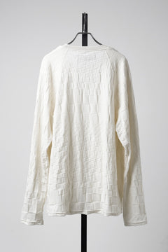 画像をギャラリービューアに読み込む, A.F ARTEFACT GRADIENT PLAID PATTERN SHIVA LONG SLEEVE TOPS (CREAM)