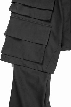 画像をギャラリービューアに読み込む, A.F ARTEFACT LAYERED BOOTS CUT PANTS / SYNTHETIC SUEDE LEATHER (BLACK)