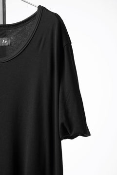 Load image into Gallery viewer, A.F ARTEFACT TWIST LAYERED SHORT SLEEVE TEE (BLACK)