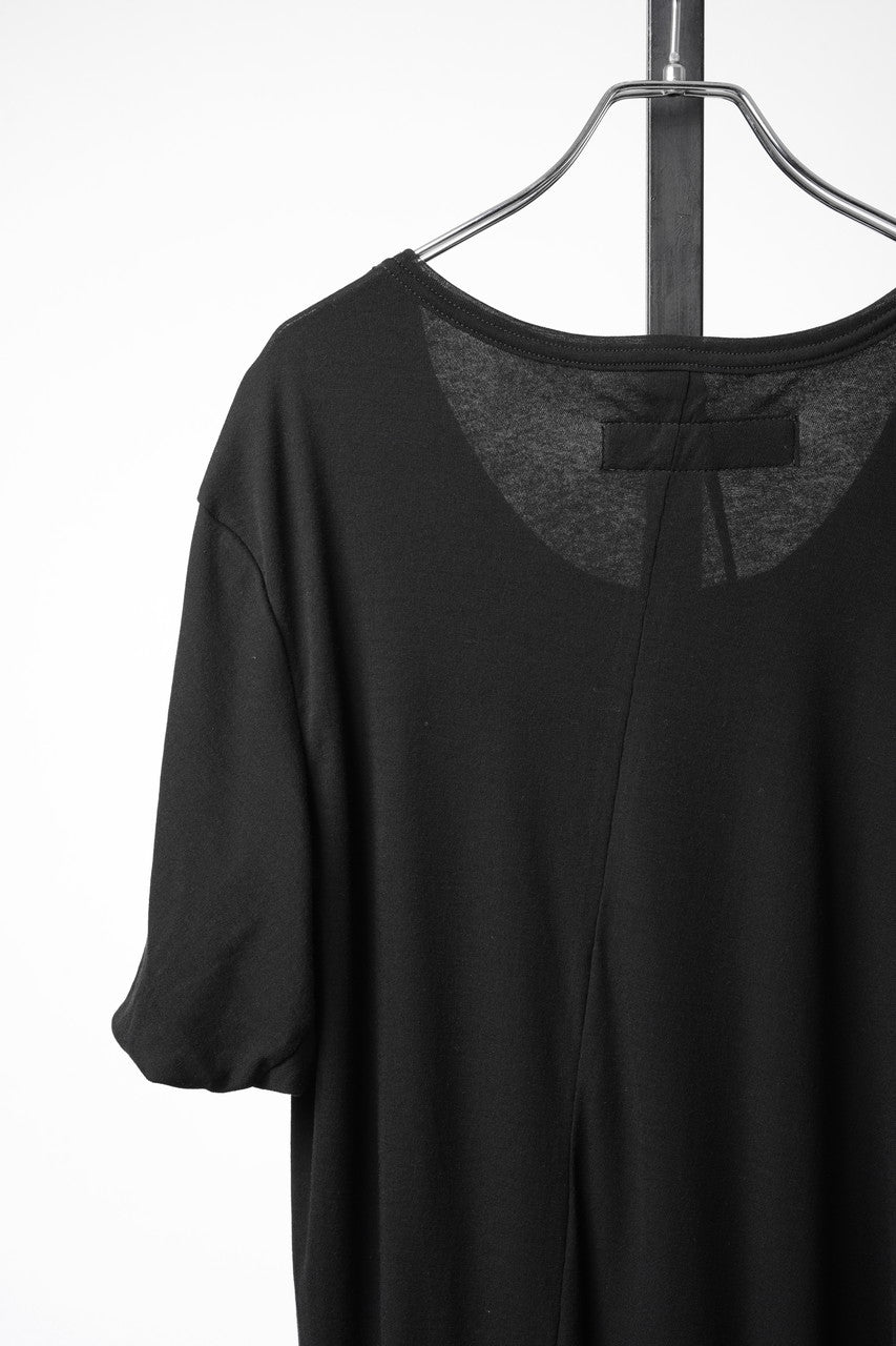 Load image into Gallery viewer, A.F ARTEFACT TWIST LAYERED SHORT SLEEVE TEE (BLACK)