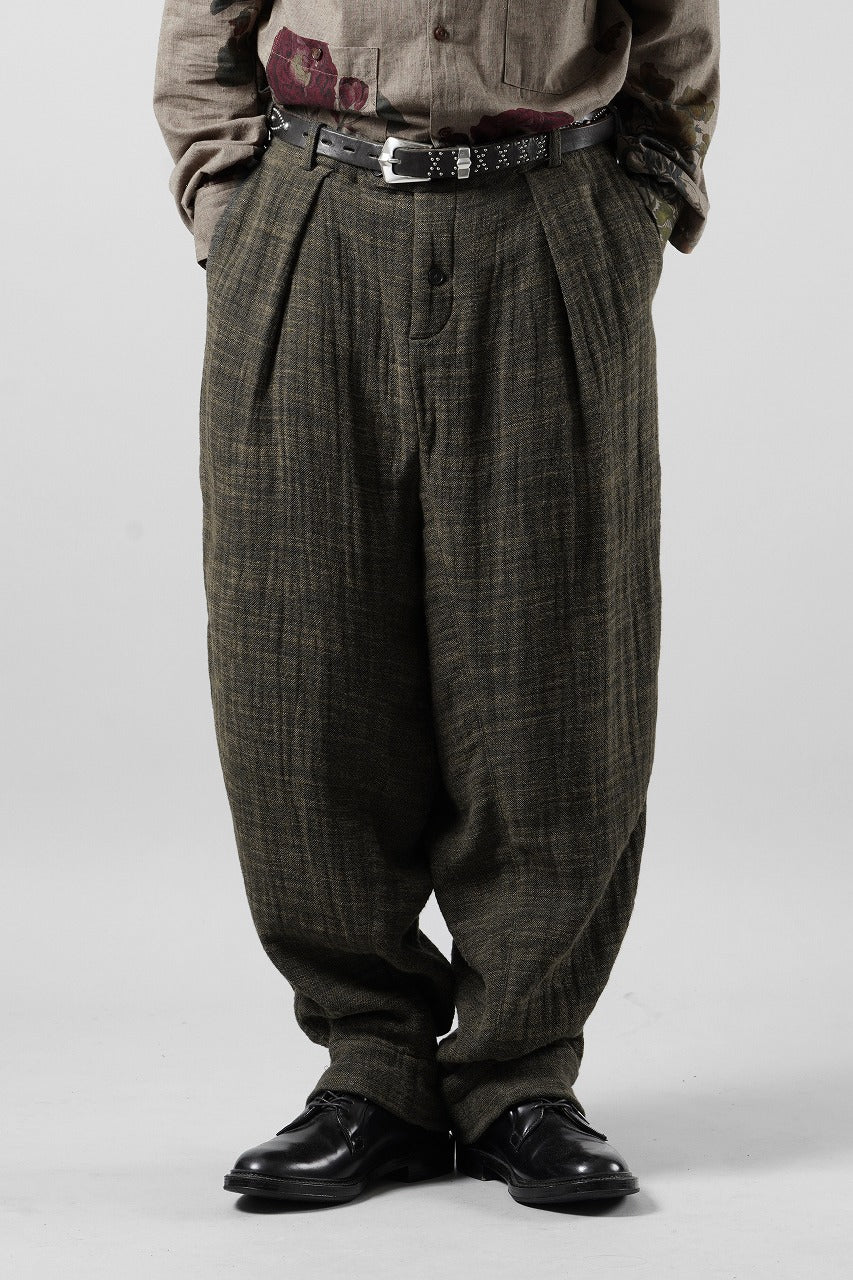 画像をギャラリービューアに読み込む, Aleksandr Manamis exclusive HECTOR ROUGH WINTER PANT (BROWN/GREY)