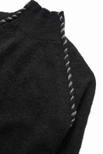 画像をギャラリービューアに読み込む, thom/krom TURTLE NECK KNIT SWEATER / ALPACA WOOL (BLACK)