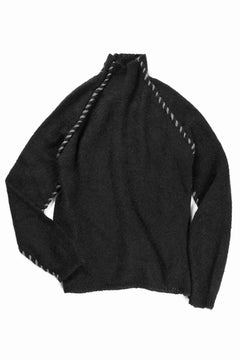画像をギャラリービューアに読み込む, thom/krom TURTLE NECK KNIT SWEATER / ALPACA WOOL (BLACK)