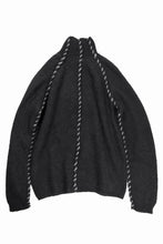 画像をギャラリービューアに読み込む, thom/krom TURTLE NECK KNIT SWEATER / ALPACA WOOL (BLACK)