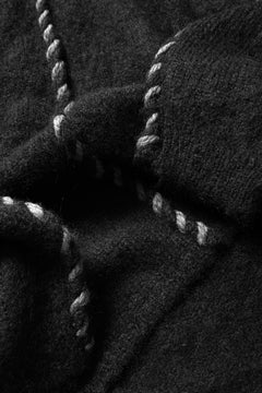 画像をギャラリービューアに読み込む, thom/krom TURTLE NECK KNIT SWEATER / ALPACA WOOL (BLACK)