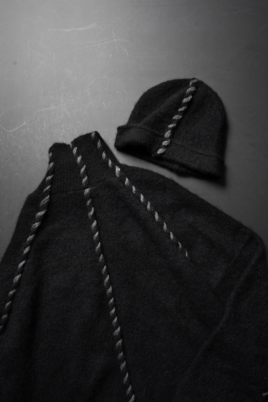 thom/krom TURTLE NECK KNIT SWEATER / ALPACA WOOL (BLACK)
