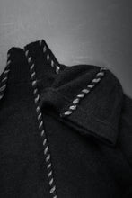画像をギャラリービューアに読み込む, thom/krom TURTLE NECK KNIT SWEATER / ALPACA WOOL (BLACK)